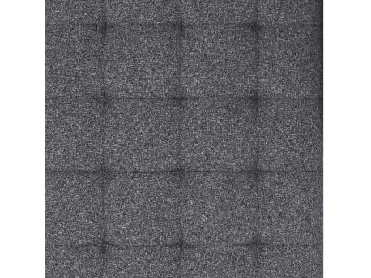 ECKSOFA PALERMO Grau Webstoff, Leinenoptik Schlaffunktion, Stauraum  - Schwarz/Grau, Basics, Kunststoff/Textil (213/154cm) - Livetastic