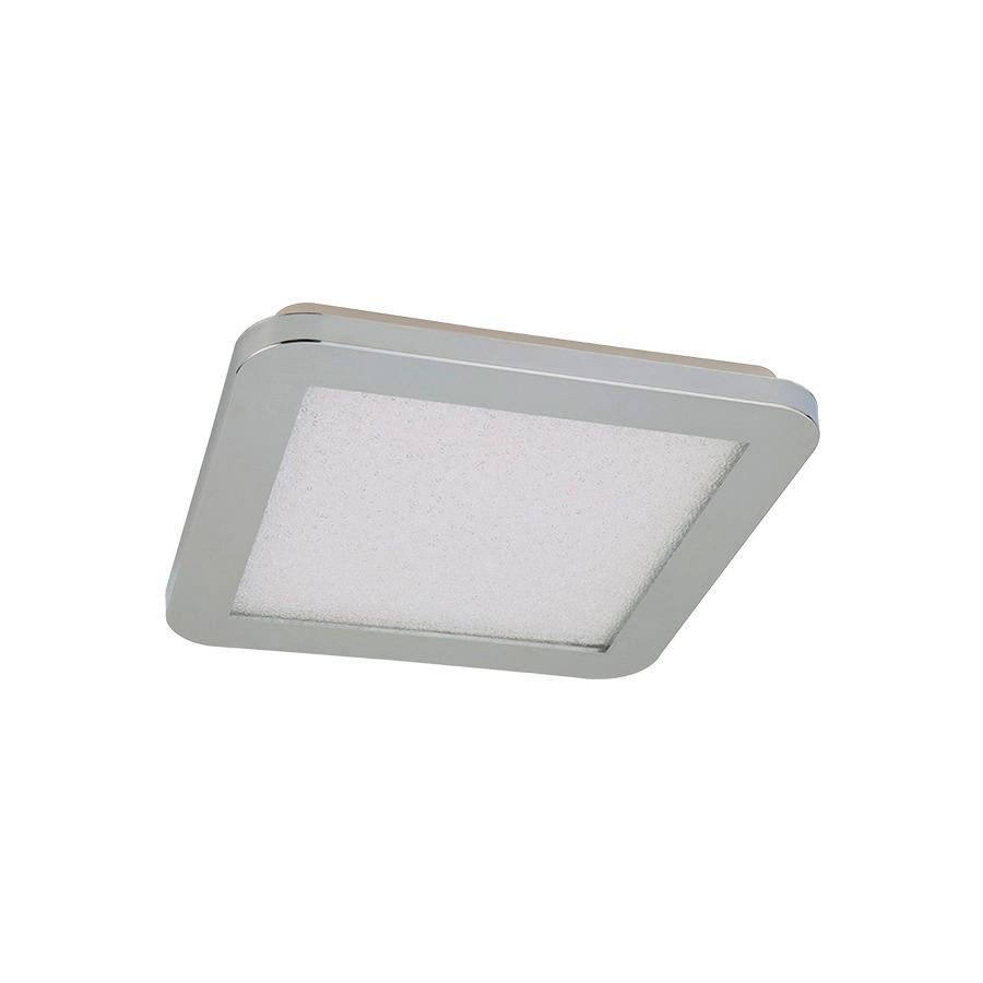 PLAFONIERĂ PENTRU BAIE - culoare crom, Basics, plastic/metal (30cm)