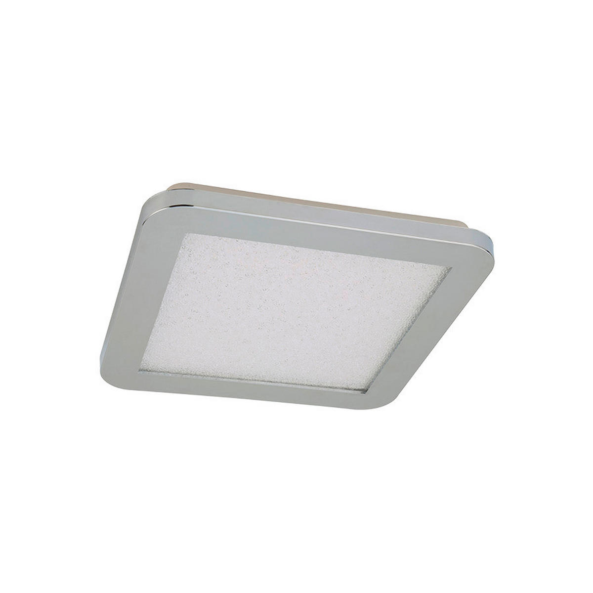 PLAFONIERĂ PENTRU BAIE - culoare crom, Basics, plastic/metal (30cm)
