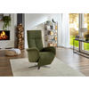 RELAXSESSEL Flachgewebe    - Chromfarben/Olivgrün, KONVENTIONELL, Textil/Metall (75/112/82cm) - Sit & More