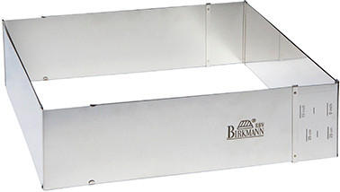 Birkmann Backrahmen Easy Baking Silber 22-43x7x25-48 cm