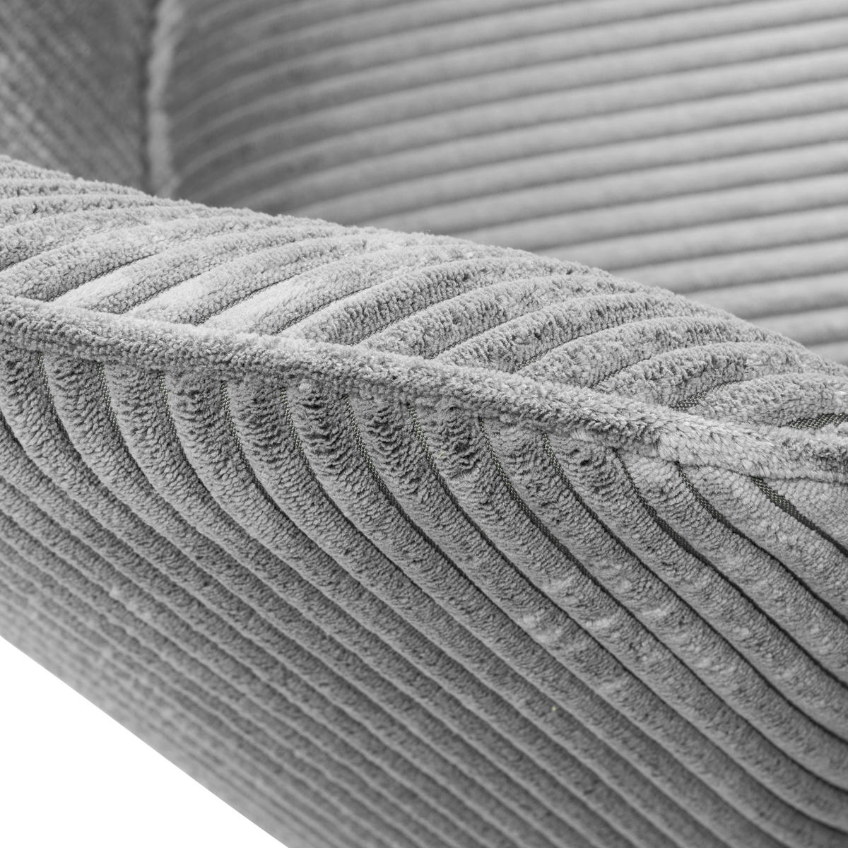 STUHL Cord Grau, Naturfarben Buche massiv  - Naturfarben/Grau, LIFESTYLE, Holz/Textil (61/79/61cm) - MID.YOU
