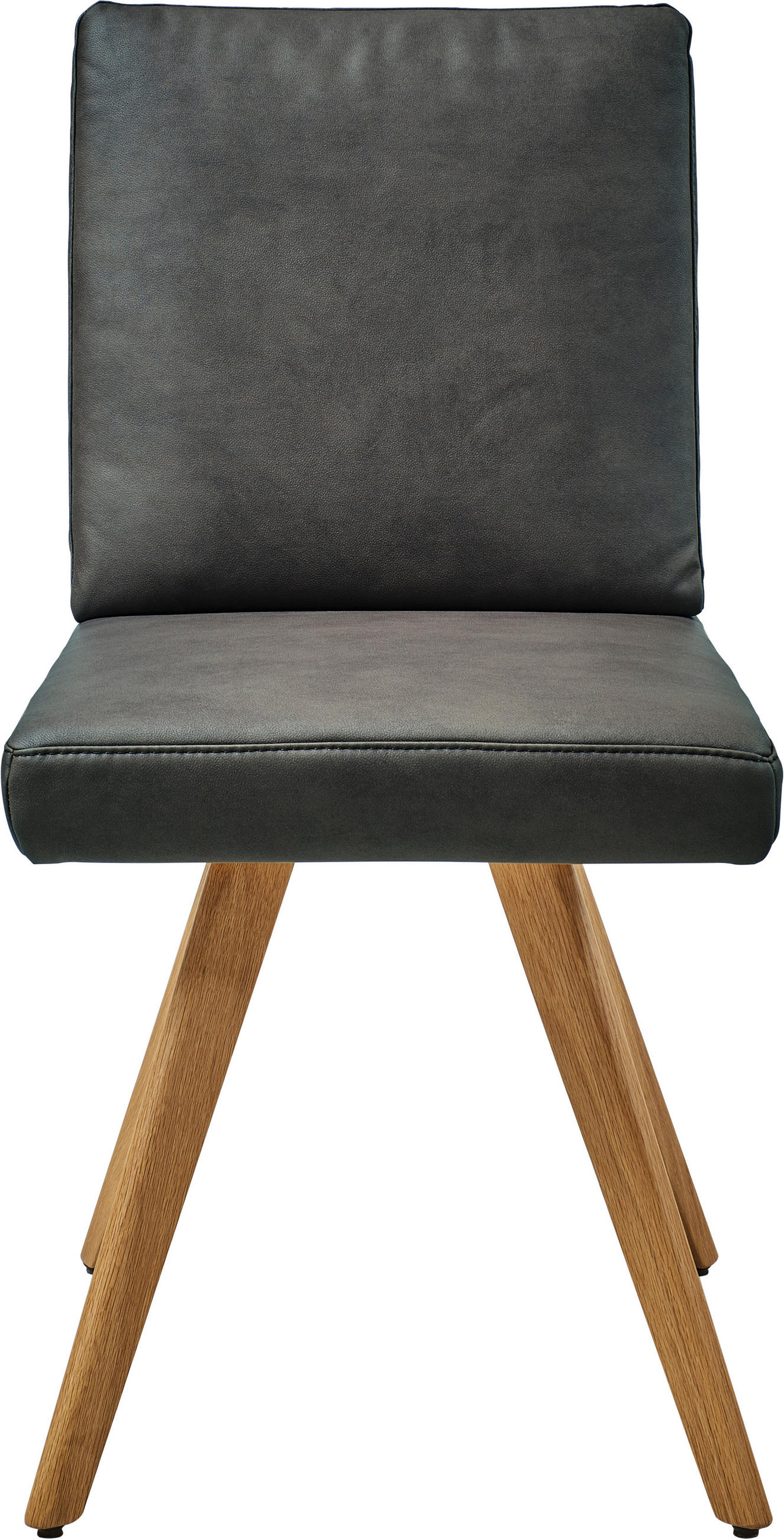 STUHL  in Mikrofaser Textil, Holzwerkstoff  - Eichefarben/Anthrazit, Design, Holzwerkstoff/Textil (46/94/58cm) - Dieter Knoll