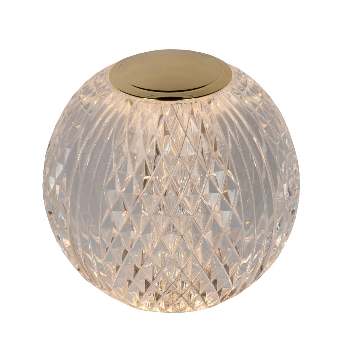 NAMIZNA LED-SVETILKA  Cintra   11/11/10.5 cm          - barve medenine/prosojno, Romantika, umetna masa (11/11/10.5cm)
