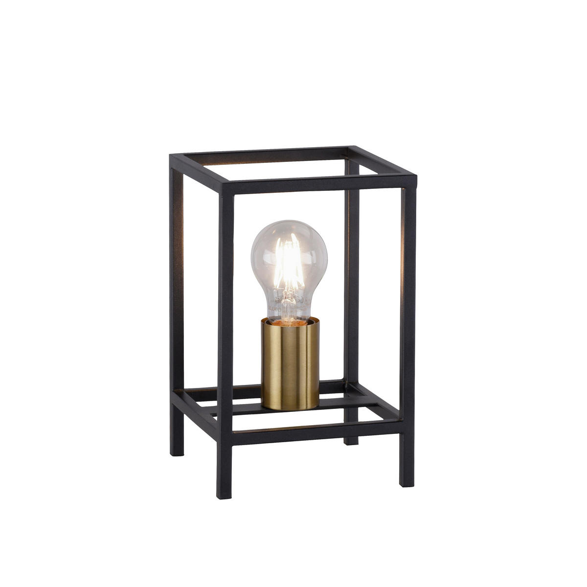 STONA LAMPA  - crna, Trendi, metal (15/15/23,5cm)