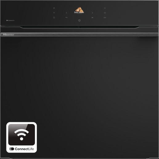 Hisense Einbaubackofen Schwarz 59.5x59.5x56.4 cm