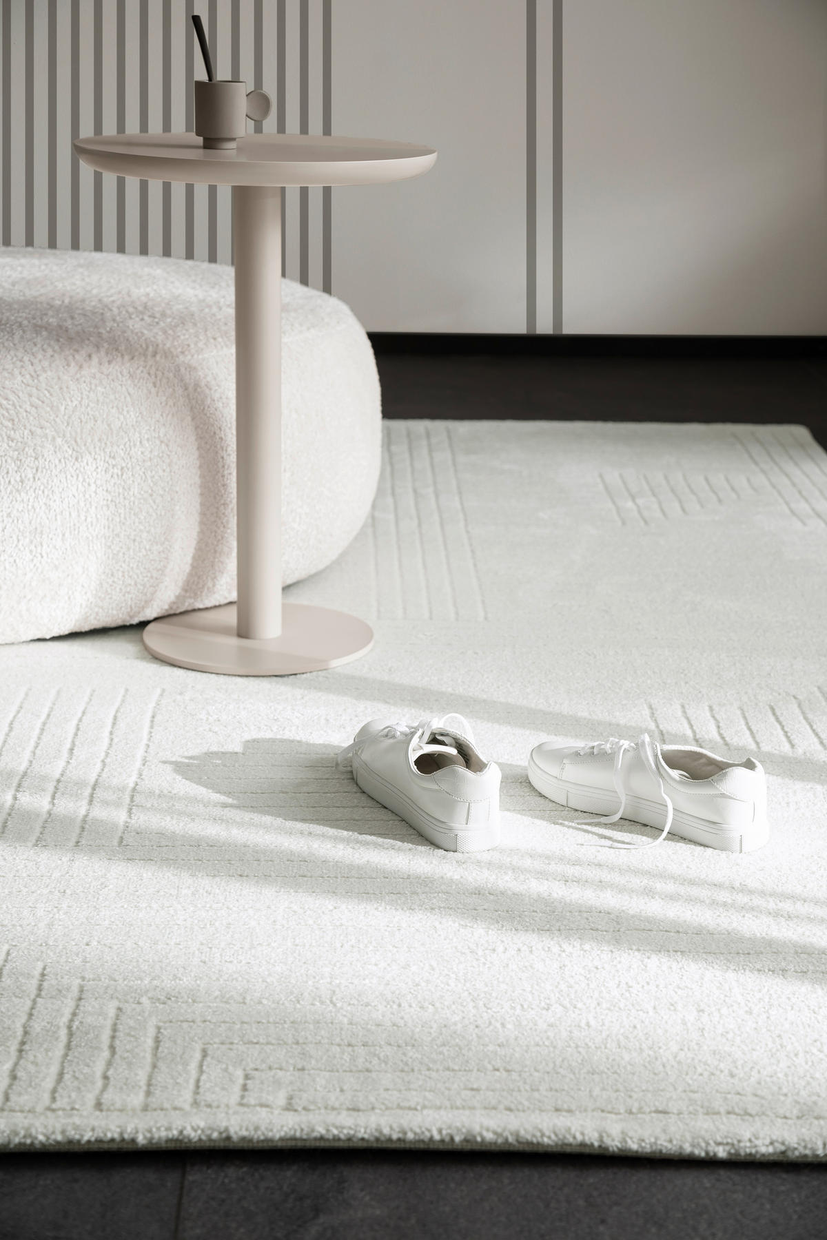 WEBTEPPICH 133/190 cm Pure Design Creme  - Creme, Basics, Textil (133/190cm) - Schöner Wohnen