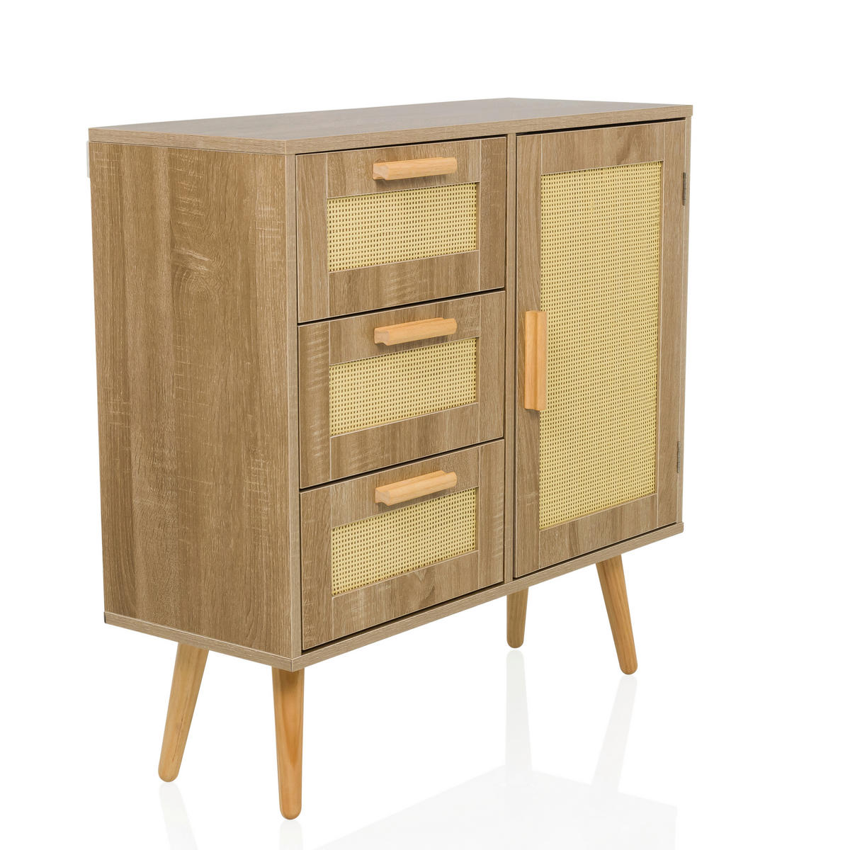 SIDEBOARD  in 80/78/32,5 cm  - Hellbraun, MODERN, Holzwerkstoff (80/78/32,5cm) - MID.YOU