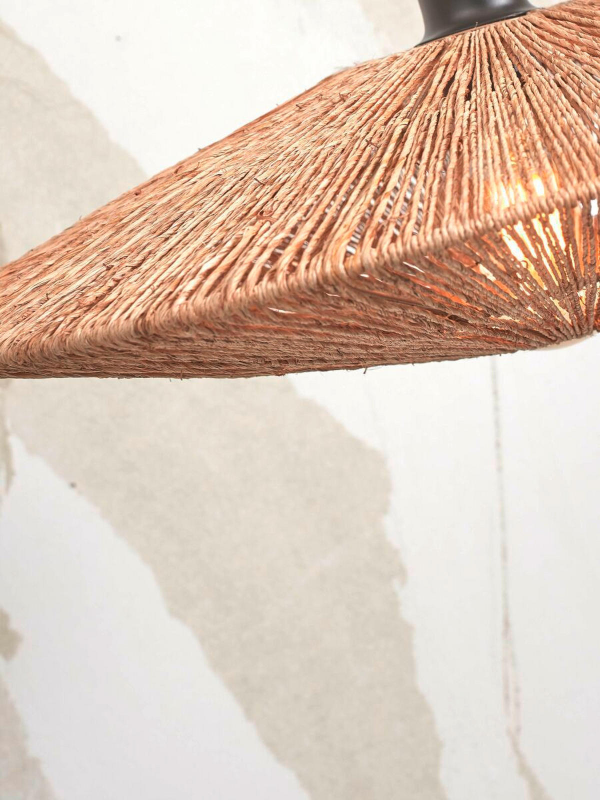 DECKENLEUCHTE GOOD&MOJO  55/55/14 cm   - Naturfarben, Trend (55/55/14cm) - Good & Mojo