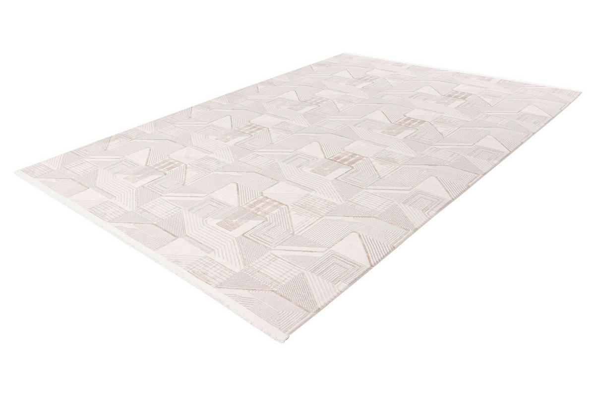 FLACHWEBETEPPICH 160/230 cm Jardin Beige  - Beige, Design, Textil (160/230cm) - Pierre Cardin