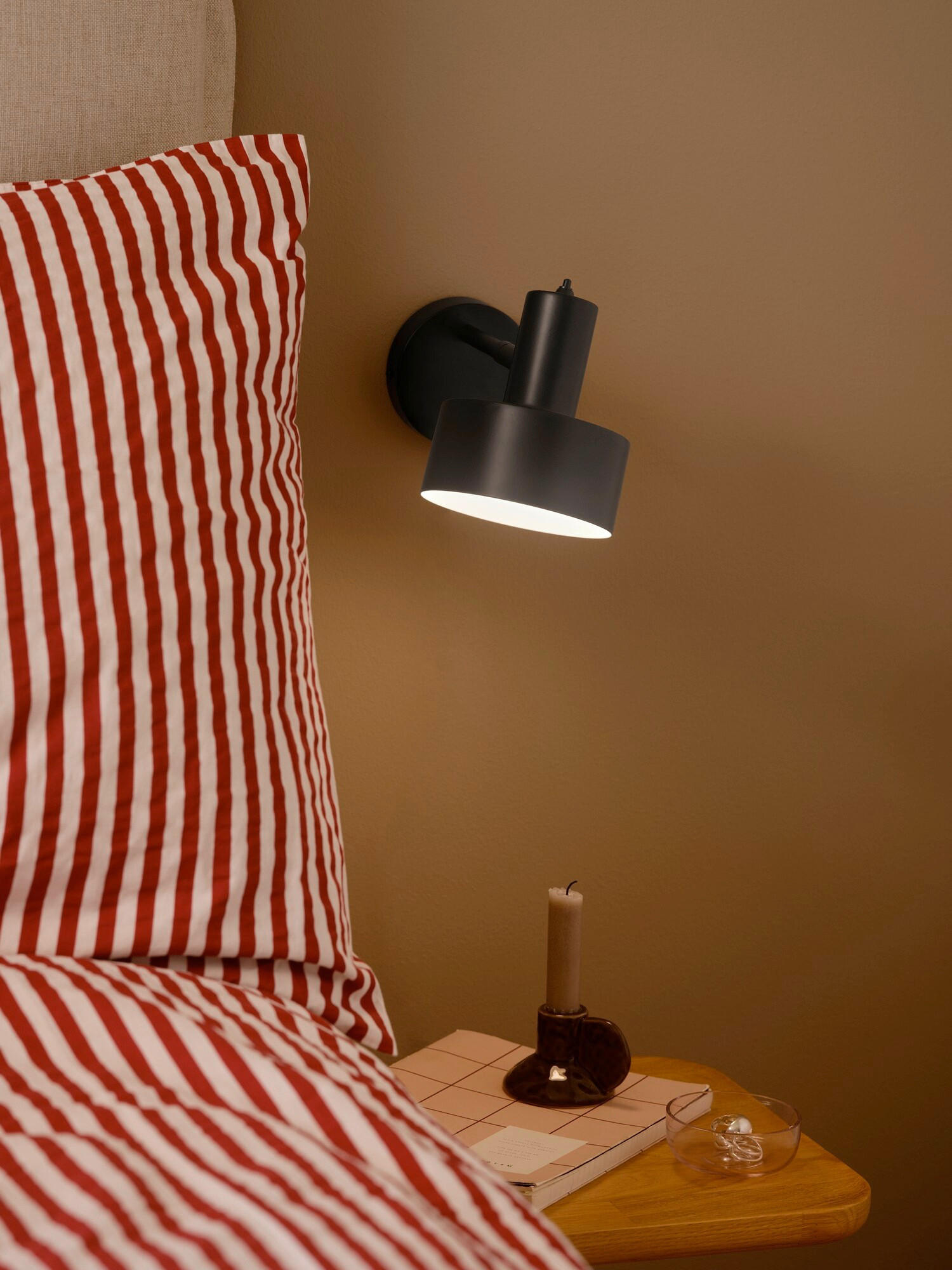 WANDLEUCHTE 27/12,5/17 cm   - Schwarz, KONVENTIONELL, Metall (27/12,5/17cm) - Nordlux