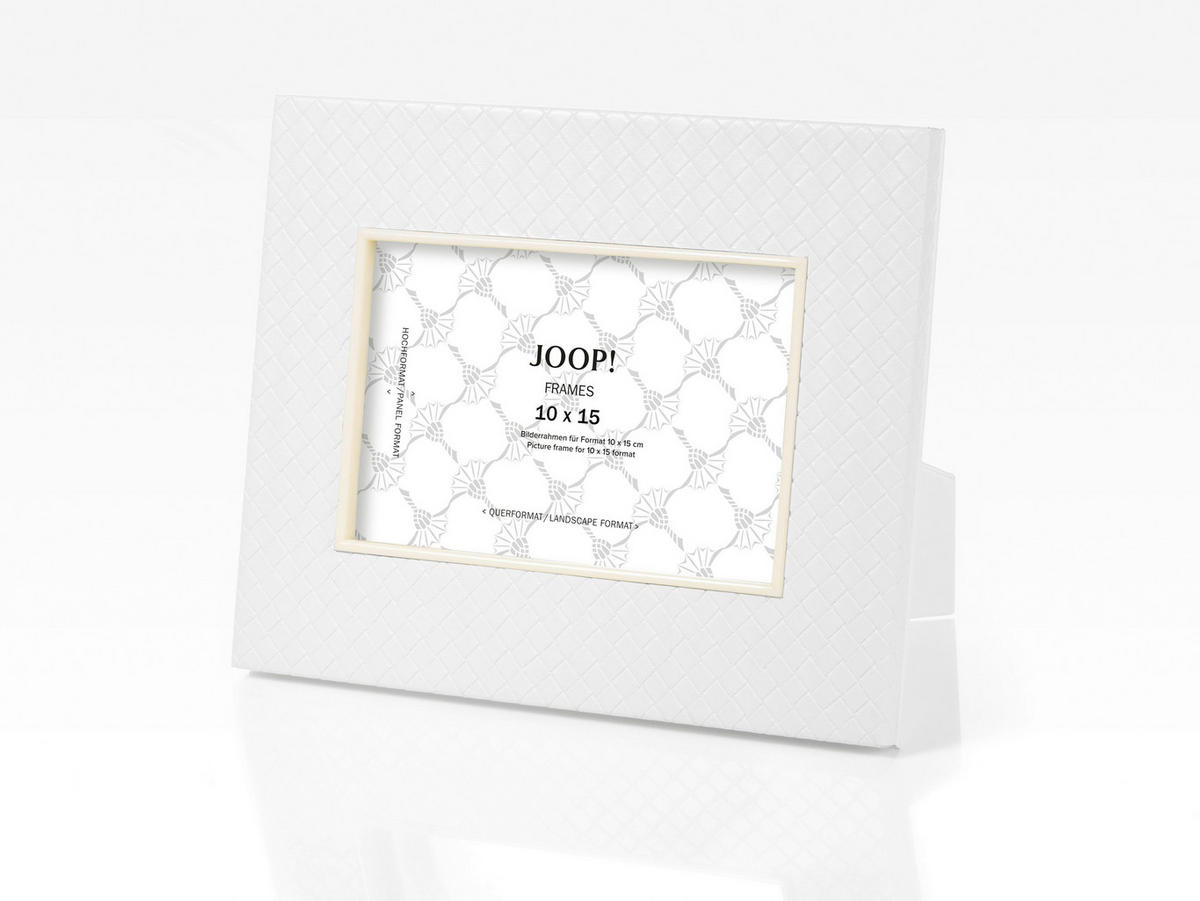 BILDERRAHMEN - Weiß, Design, Kunststoff (18/22/1,5cm) - Joop!