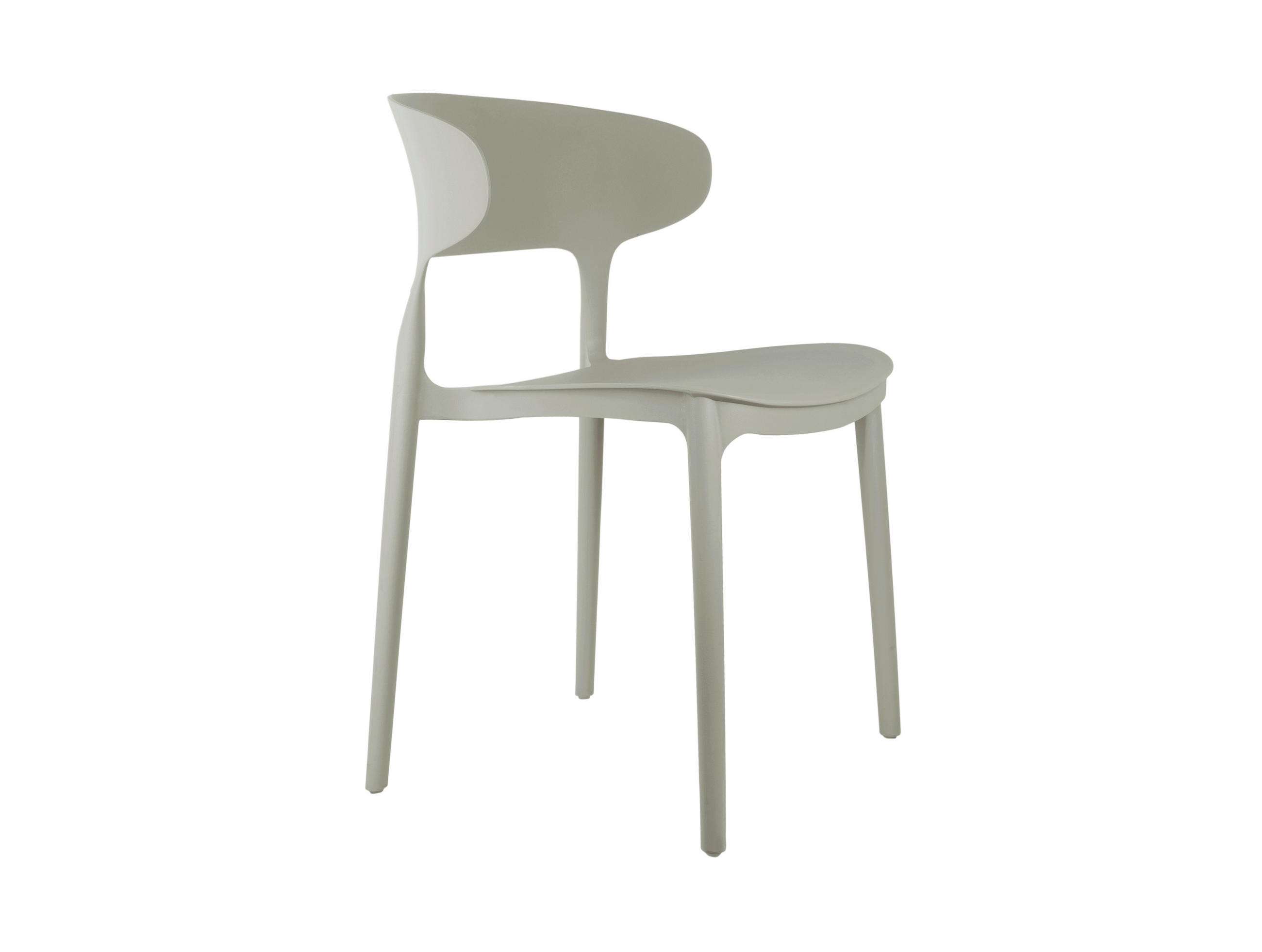 STUHL Grau  - Grau, Basics, Kunststoff (50/75/40cm) - Leitmotiv