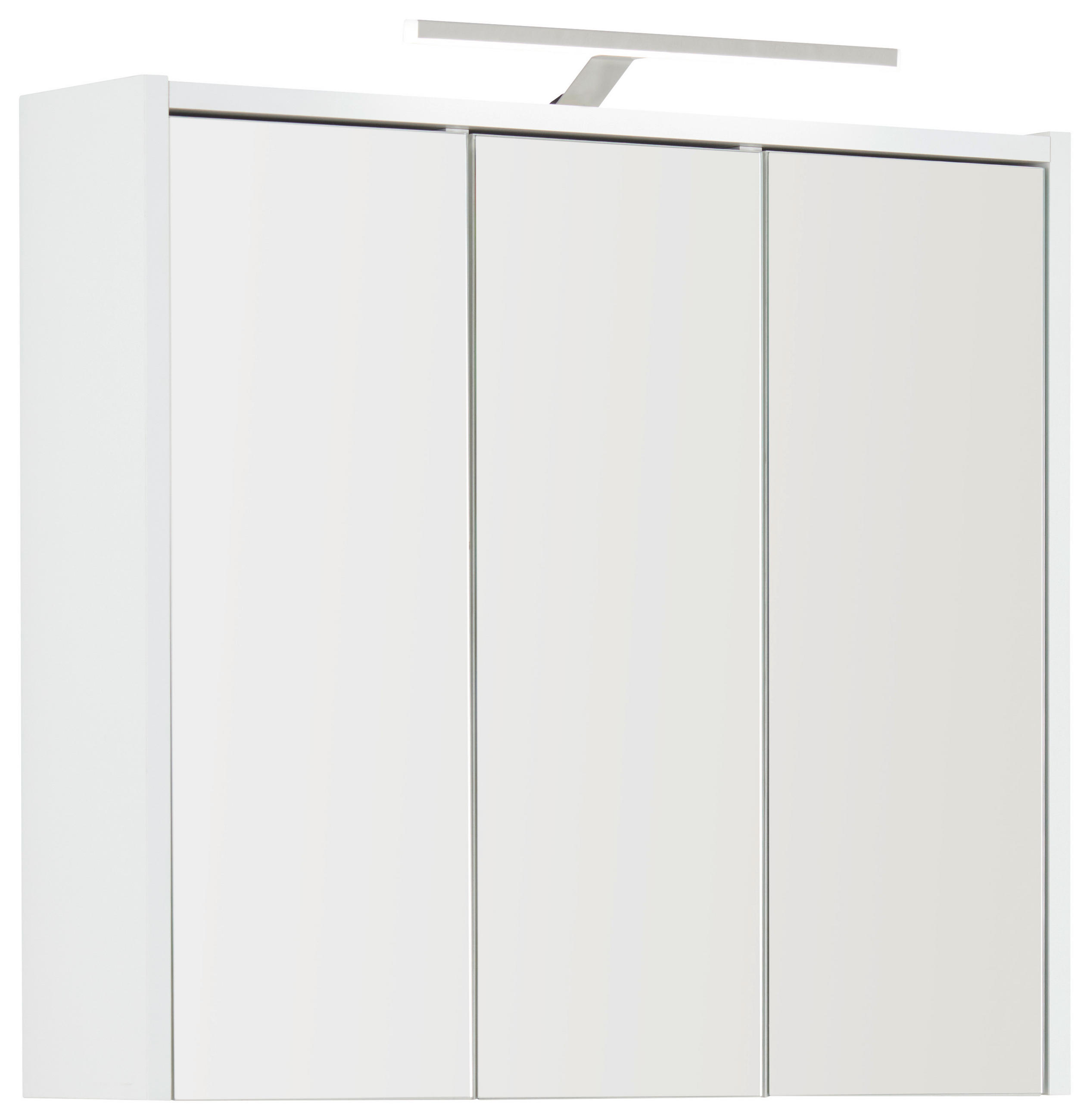 SPIEGELSCHRANK 65/60/16 cm  - Weiß, Basics, Glas/Holzwerkstoff (65/60/16cm) - Stylife