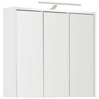 SPIEGELSCHRANK 65/60/16 cm  - Weiß, Basics, Glas/Holzwerkstoff (65/60/16cm) - Stylife