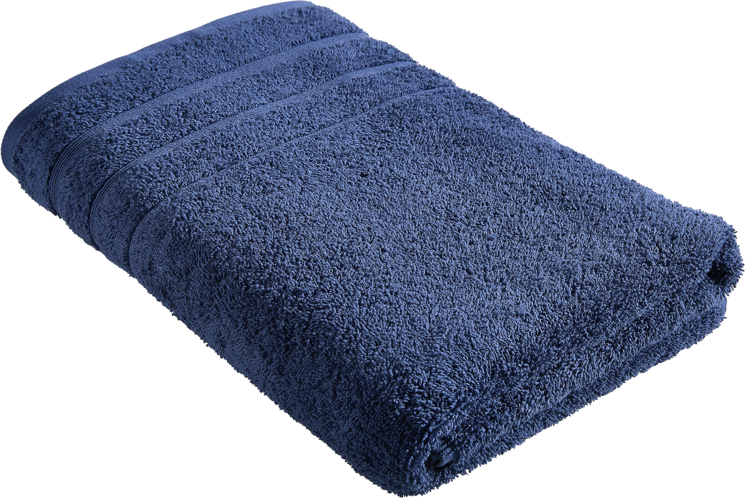 DUSCHTUCH 70/140 cm  - Dunkelblau, Basics, Textil (70/140cm) - Bio:Vio