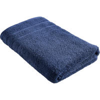 DUSCHTUCH 70/140 cm  - Dunkelblau, Basics, Textil (70/140cm) - Bio:Vio