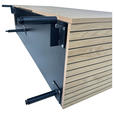 SIDEBOARD LINO in 150/75/40 cm - Eichefarben/Schwarz, Design, Holzwerkstoff/Metall (150/75/40cm) - Xora