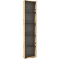 BADEZIMMERREGAL 31,9/160/16 cm  - Wildeiche/Grau, LIFESTYLE, Glas/Holz (31,9/160/16cm) - Voglauer