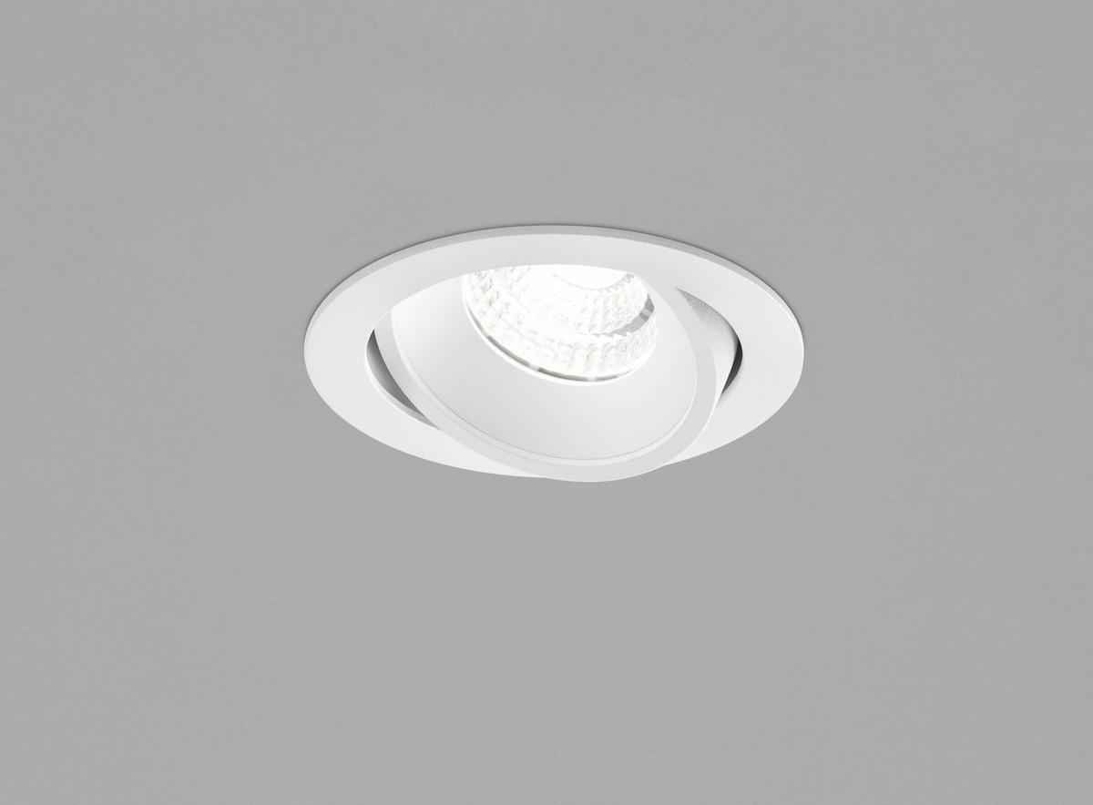 LED-EINBAUSPOT Sid 9 / 8,2/2 / 3,7 cm  - Weiß, Design, Metall (9 / 8,2/2 / 3,7cm) - Helestra