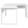ECKSCHREIBTISCH 160/140/77,8 cm  in Weiß  - Weiß, KONVENTIONELL, Holzwerkstoff/Metall (160/140/77,8cm) - Voleo