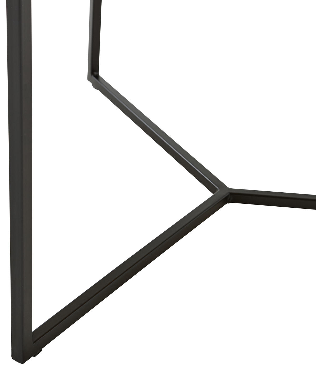 COUCHTISCH Eiche massiv 60/60/38 cm rund Schwarz, Eichefarben  - Eichefarben/Schwarz, Design, Holz/Metall (60/60/38cm) - Novel