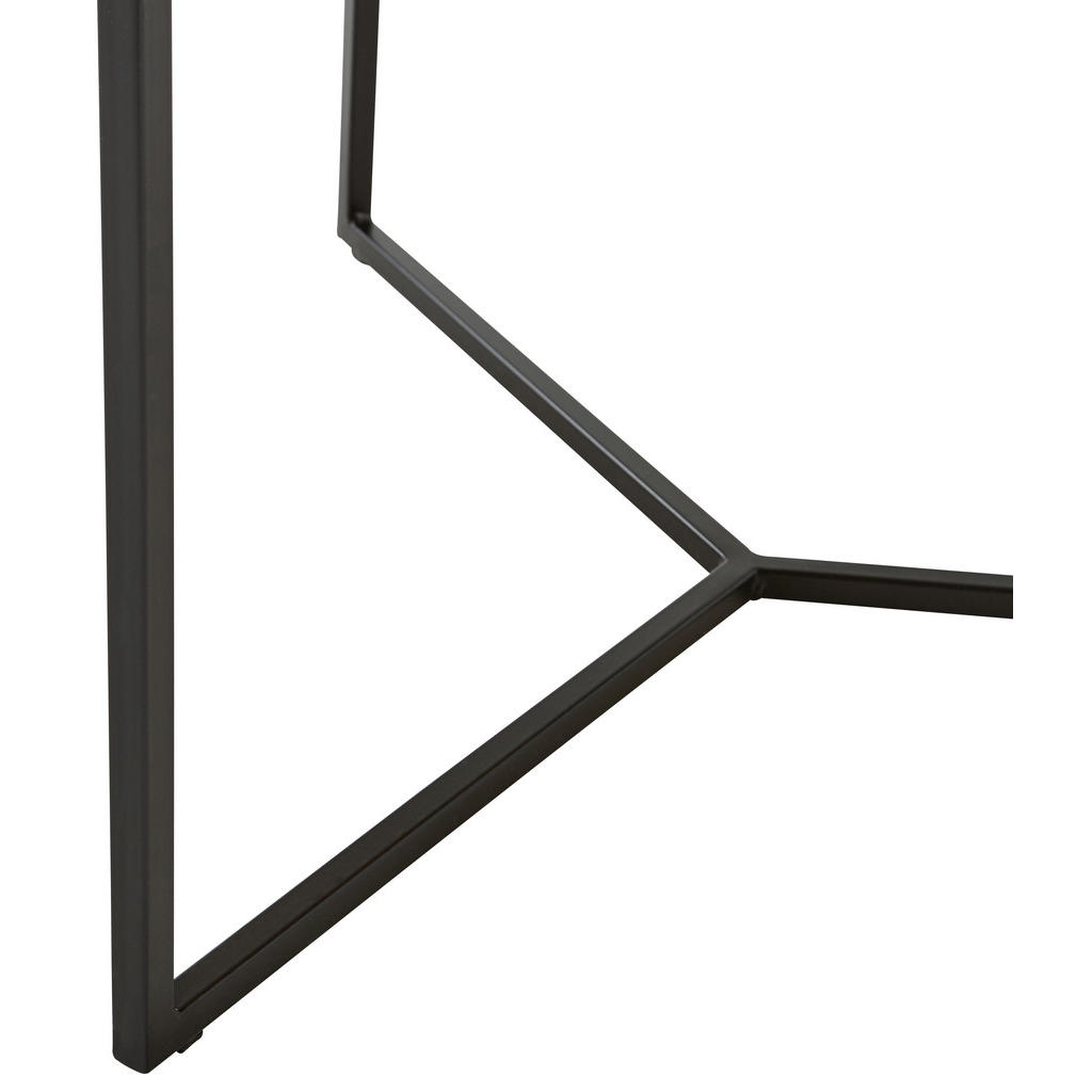 Thumbnail - Novel Couchtisch, Schwarz, Eiche, Holz, Metall, Eiche, massiv, rund, eckig, 60x38x60 cm, Wohnzimmer, Wohnzimmertische, C...