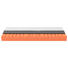 GELSCHAUMMATRATZE Primus 250 160/200 cm 20 cm - Dunkelgrau/Weiß, Basics, Textil (160/200cm) - Schlaraffia