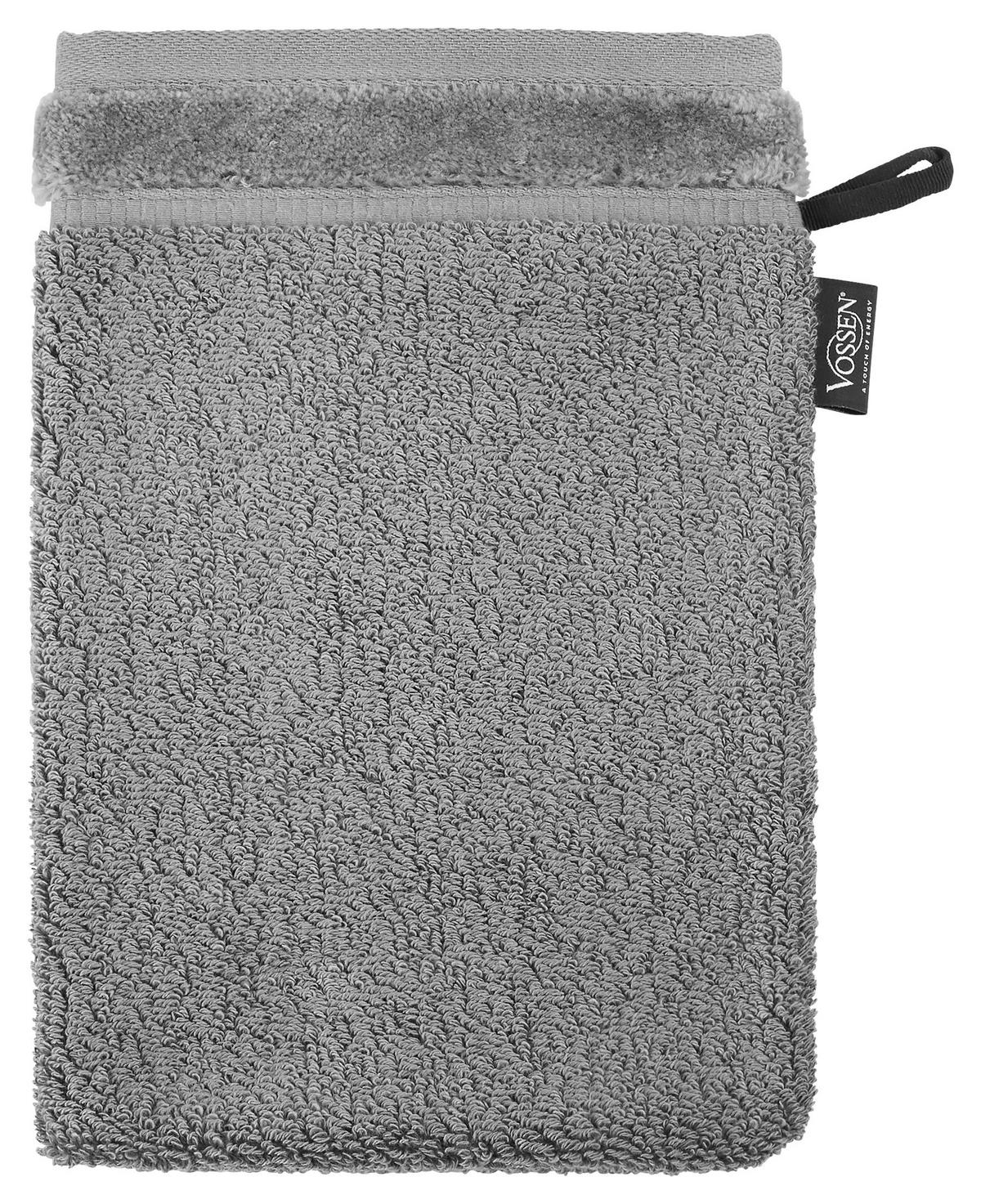 WASCHLAPPEN Pure Grau  - Grau, Basics, Textil (22/16cm) - Vossen