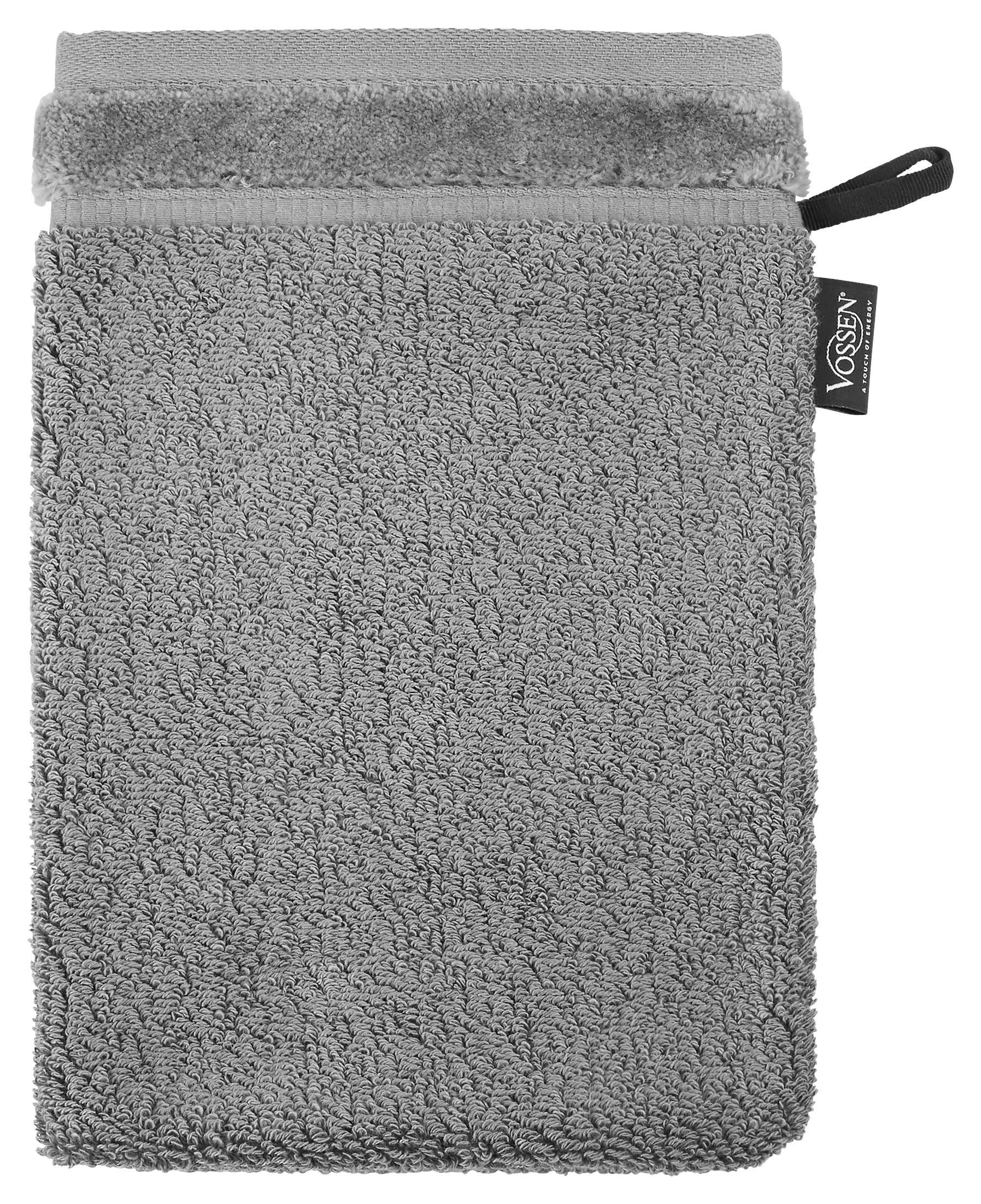 Vossen Waschlappen Pure Dunkelgrau 22x16 cm