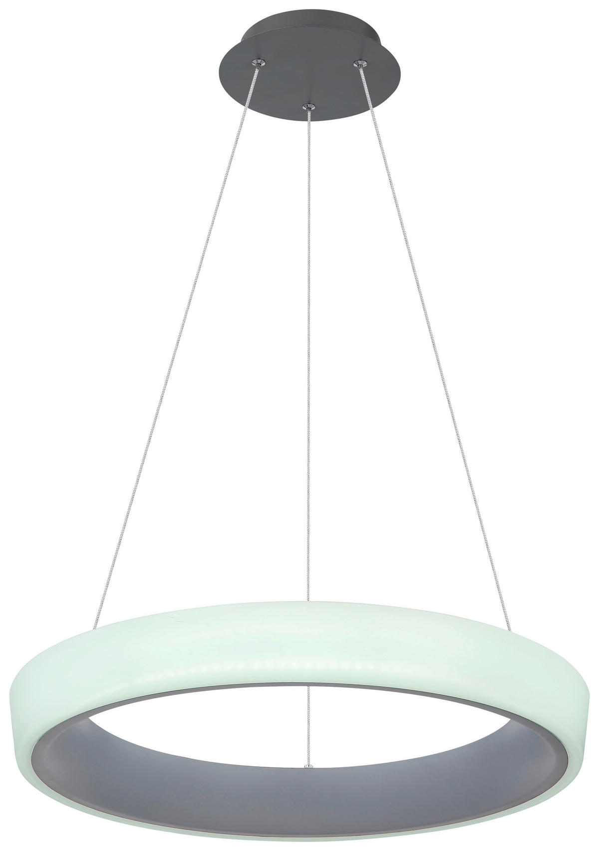 VISEČA LED-SVETILKA  Tabano 36 W//3000-6000 K/230 V/ - opal/antracit, Basics, kovina/umetna masa (50/120cm) - Globo