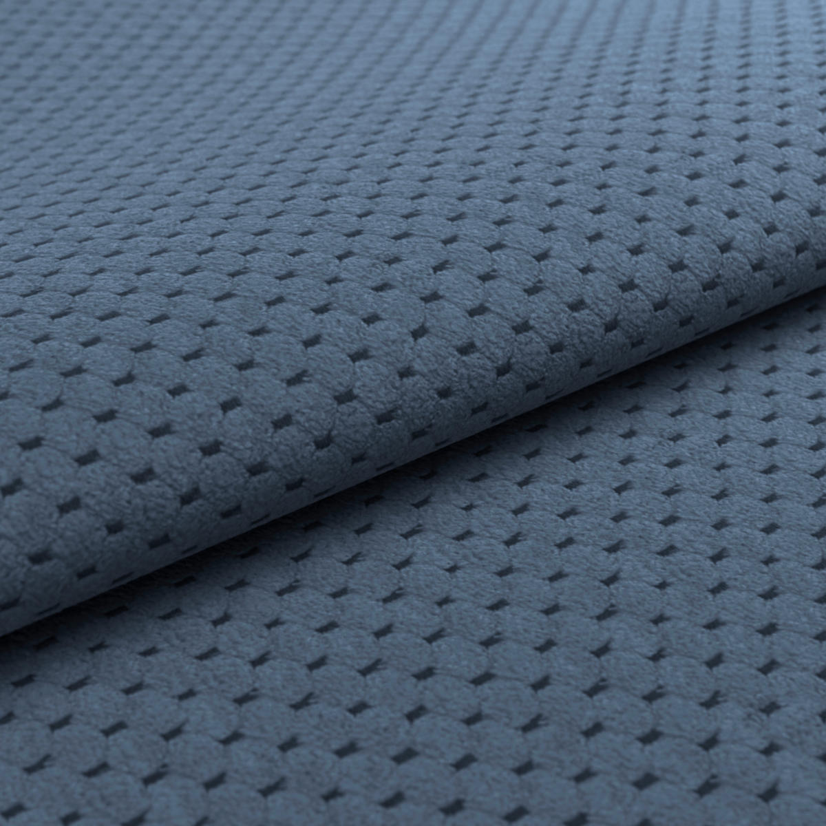 ECKSOFA Dunkelblau Chenille  - Chromfarben/Dunkelblau, KONVENTIONELL, Textil/Metall (312/234cm) - Livetastic