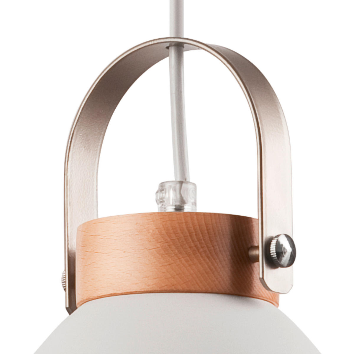 HÄNGELEUCHTE 76/37/12 cm  - Weiß Hochglanz, KONVENTIONELL, Holz/Metall (76/37/12cm)