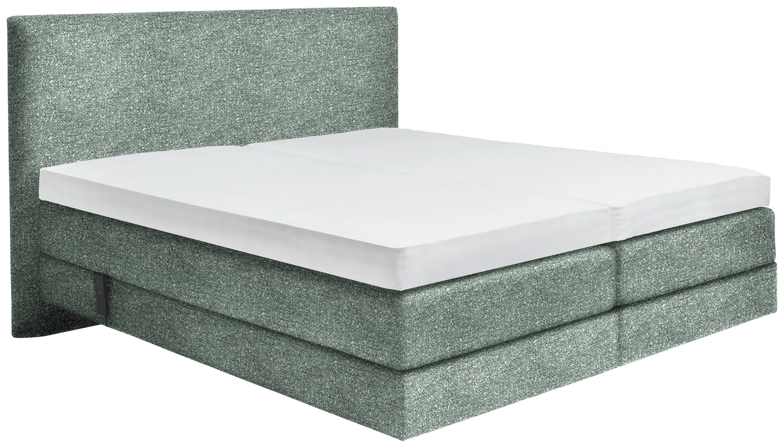 BOXSPRINGBETT 160/200 cm  in Olivgrün  - Olivgrün, KONVENTIONELL, Holz/Textil (160/200cm) - Dieter Knoll