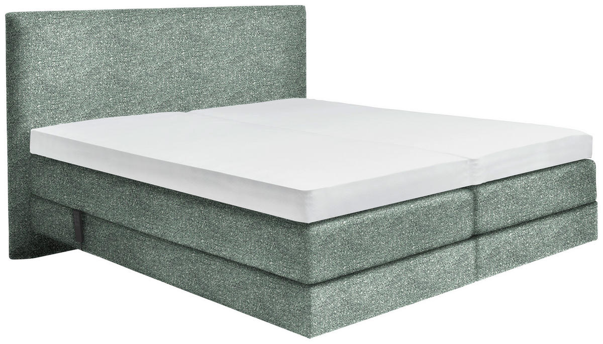 BOXSPRINGBETT 160/200 cm  in Olivgrün  - Olivgrün, Konventionell, Holz/Textil (160/200cm) - Dieter Knoll