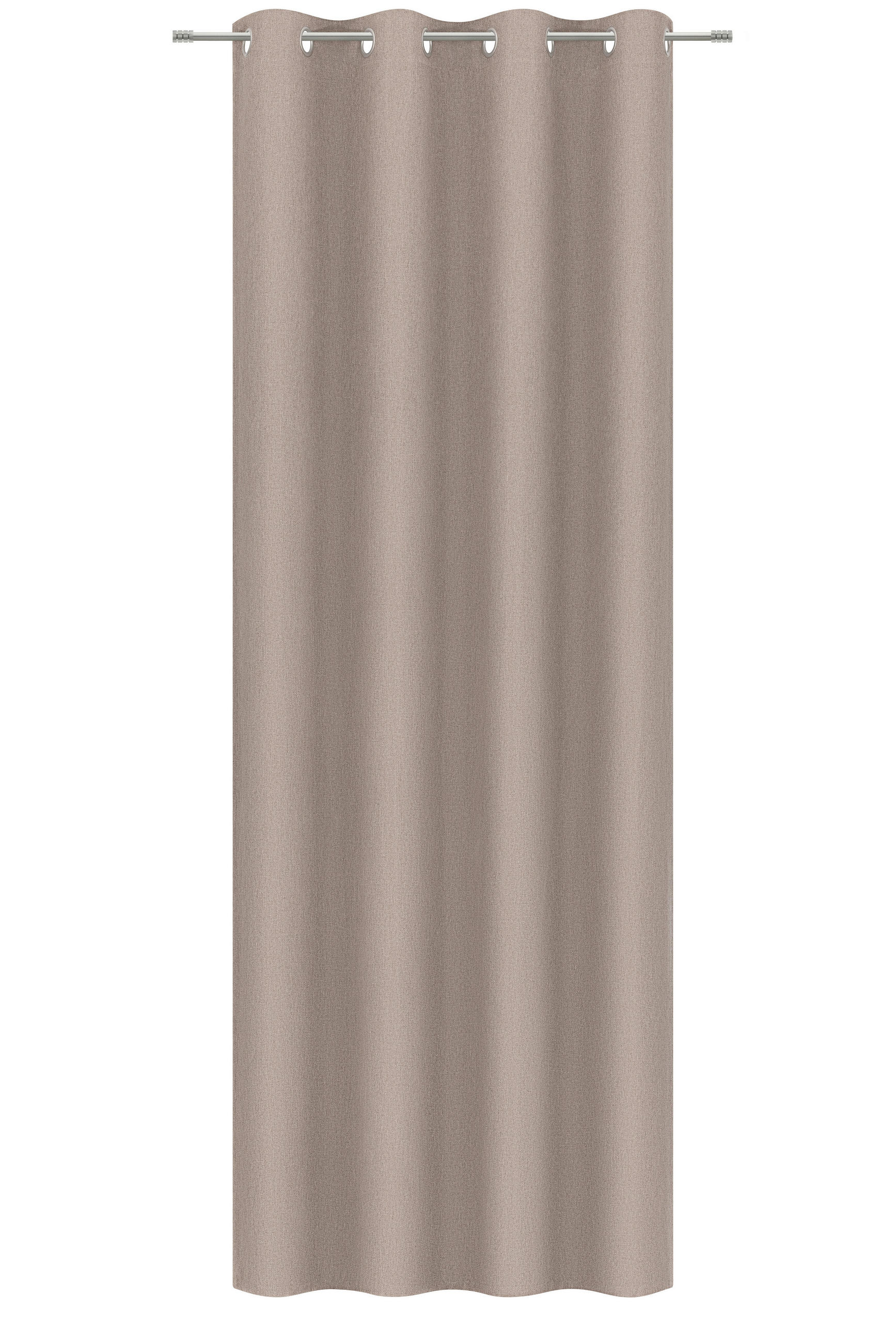 ÖSENSCHAL MINOS blickdicht 130/245 cm   - Taupe, Basics, Textil (130/245cm) - Esposa