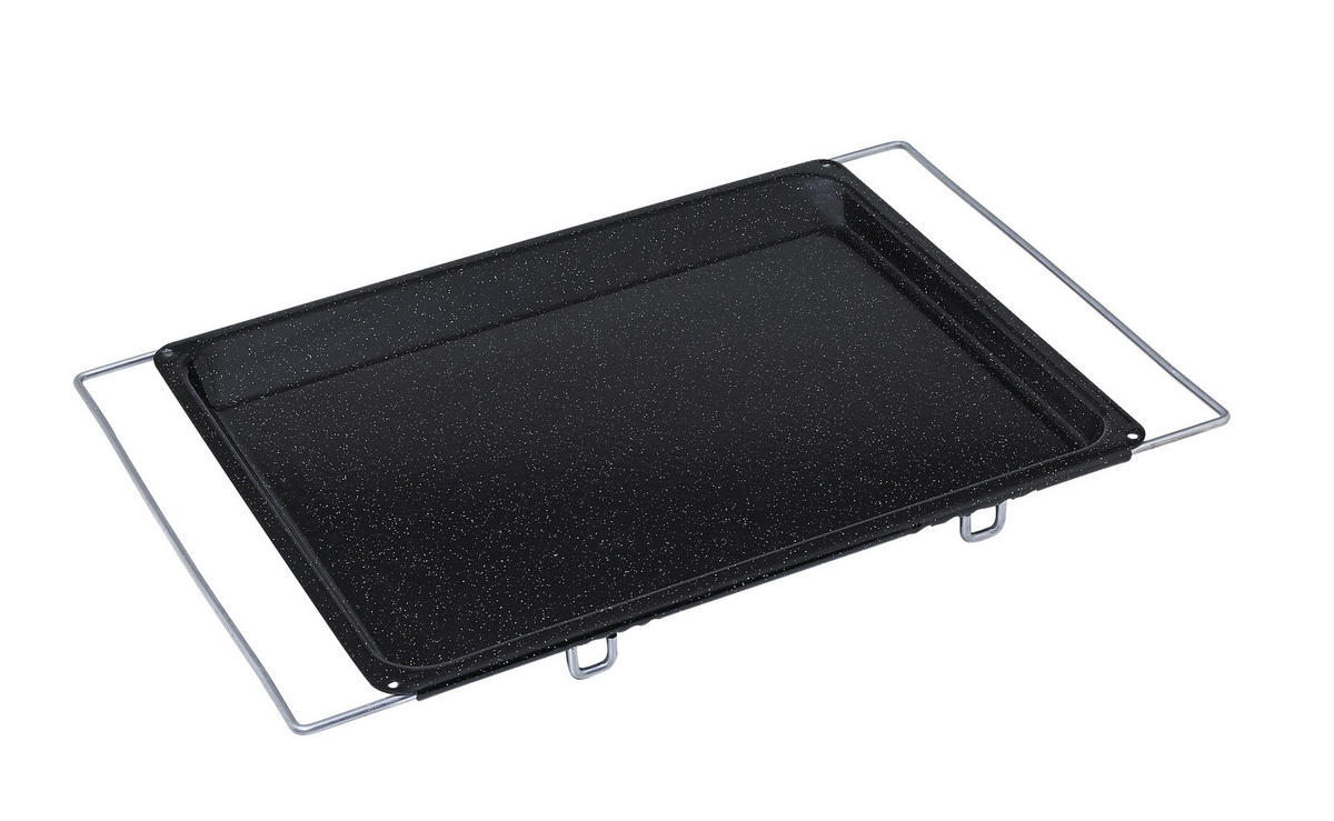 BACKBLECH 41/33/2,8 cm  - Schwarz, Basics, Metall (41/33/2,8cm) - Riess