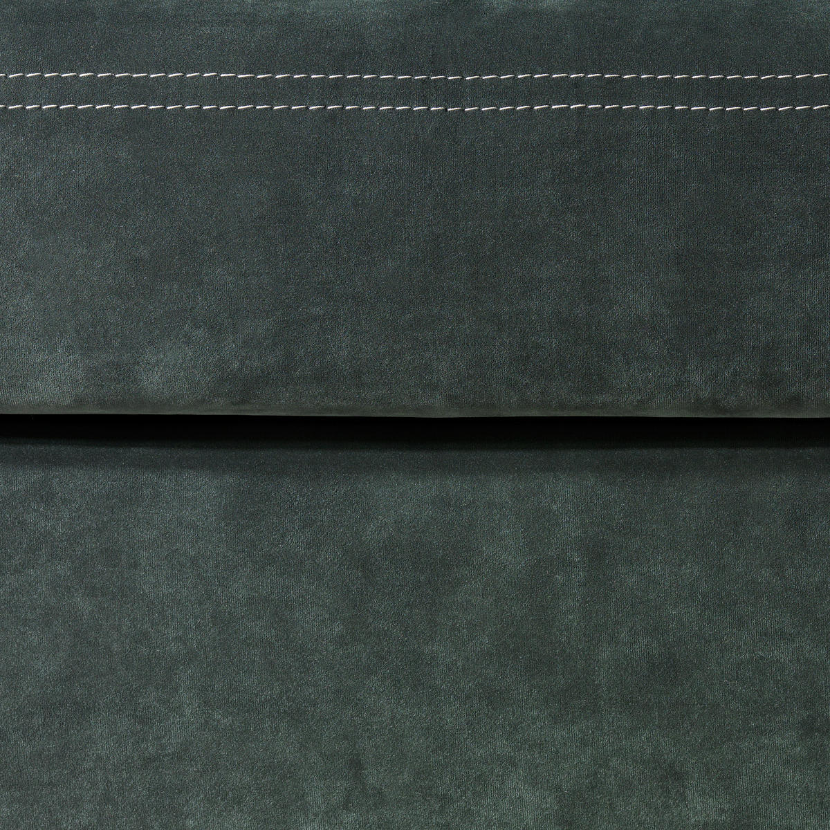 BIGSOFA Velours Dunkelgrün  - Wengefarben/Dunkelgrün, LIFESTYLE, Holz/Textil (289/90/115cm) - Carryhome