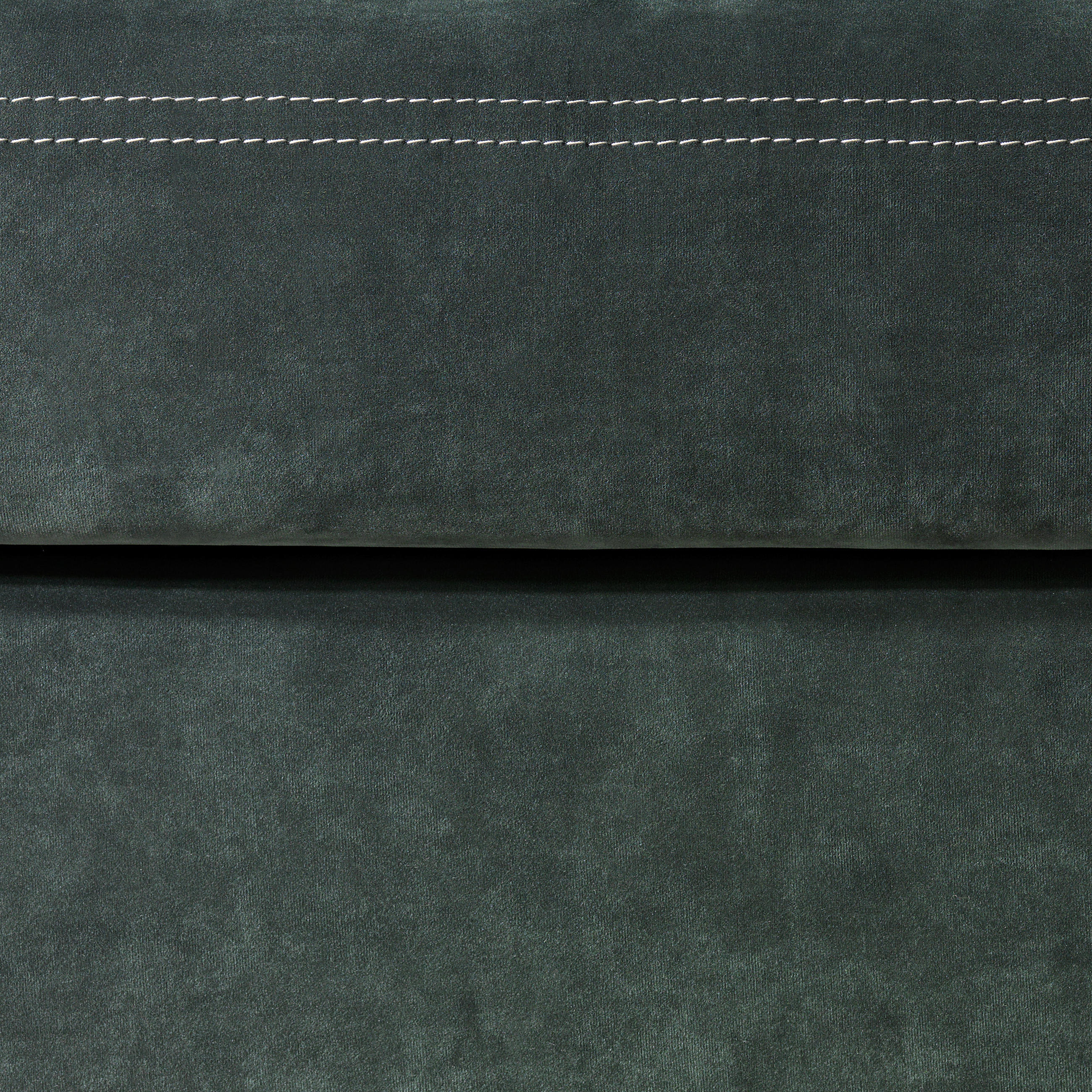 Thumbnail - Carryhome Bigsofa, Dunkelgrün, Textil, Buche, Hartholz, 3-Sitzer, Füllung: Schaumstoff, 289x90x115 cm, Made in EU, Handm...