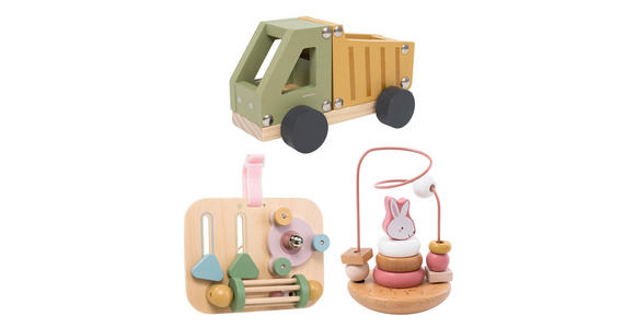 KINDERSPIELSET - Multicolor/Naturfarben, Basics, Holz/Holzwerkstoff - My Baby Lou
