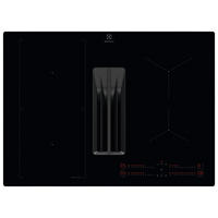 KOCHFELD-DUNSTABZUG-KOMBI KCC73443CK  - Schwarz, Basics, Glas (70/23/51cm) - Electrolux