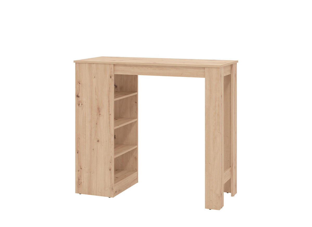 BÁRASZTAL  - Artisan tölgy, Basics, faalapú anyag (120/105/50cm) - Xora