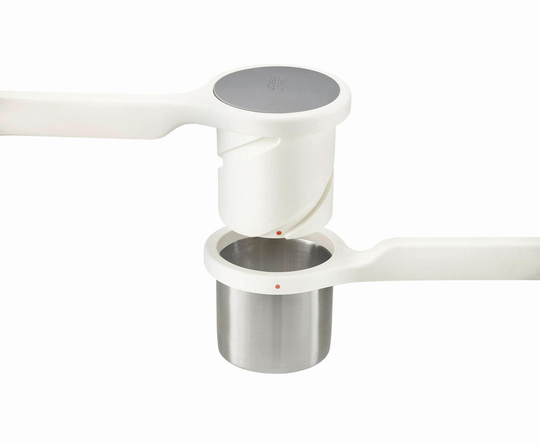 PRESA ZA KROMPIR - bela, Konvencionalno, metal/plastika (9,4/26,5/9,1cm) - Joseph Joseph