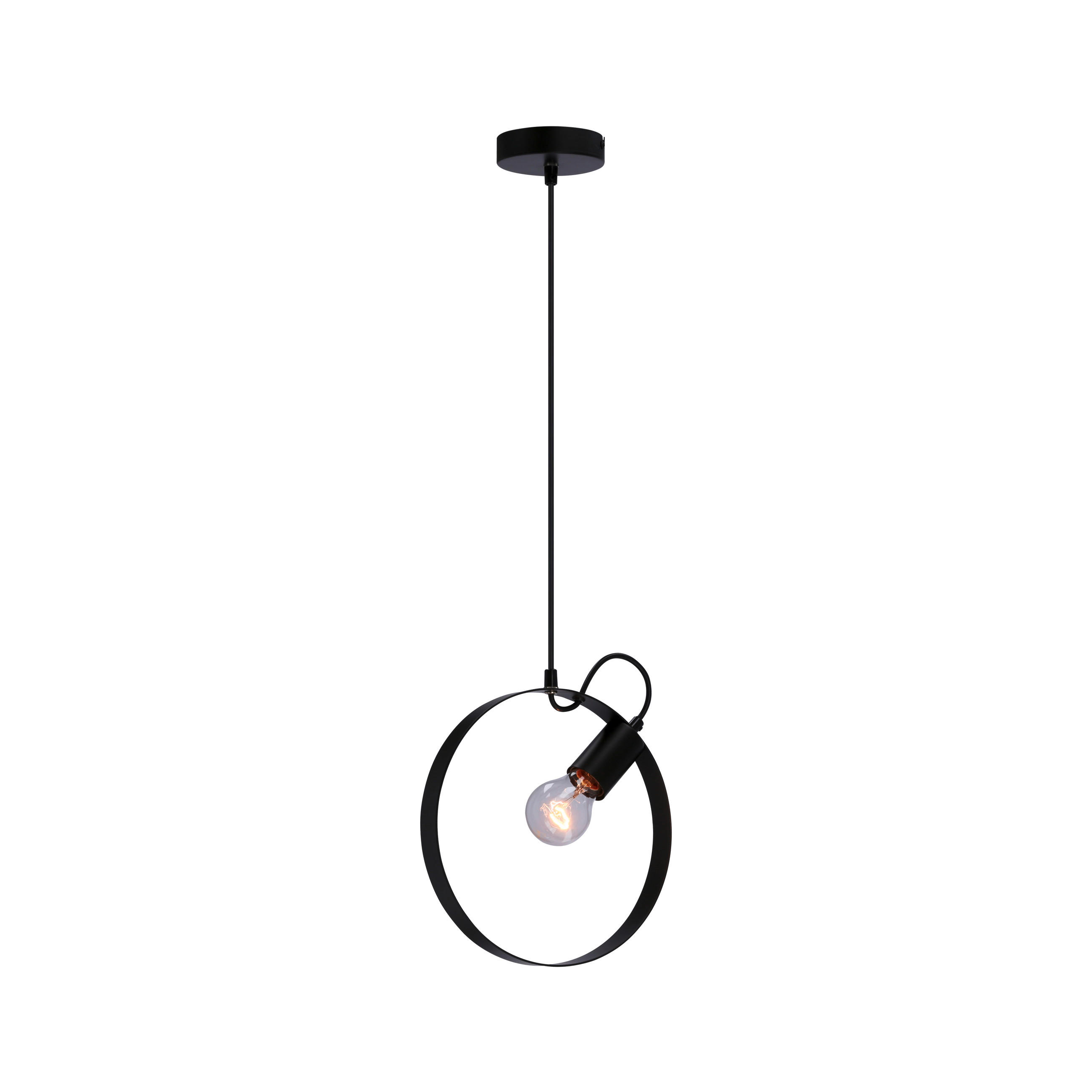 PENDELLEUCHTE Nexo 3/25/100 cm   - Schwarz, Trend, Metall (3/25/100cm)