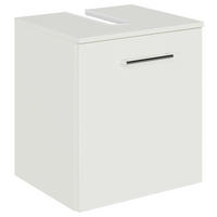 WASCHBECKENUNTERSCHRANK 45/49,8/38,3 cm  - Chromfarben/Weiß, KONVENTIONELL, Holzwerkstoff/Metall (45/49,8/38,3cm) - Sadena