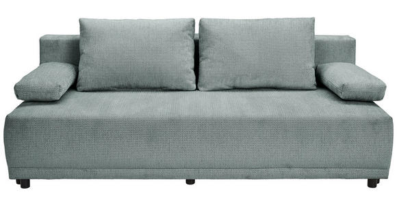 SCHLAFSOFA in Chenille Grau  - Schwarz/Grau, KONVENTIONELL, Kunststoff/Textil (201/72/98cm) - Carryhome