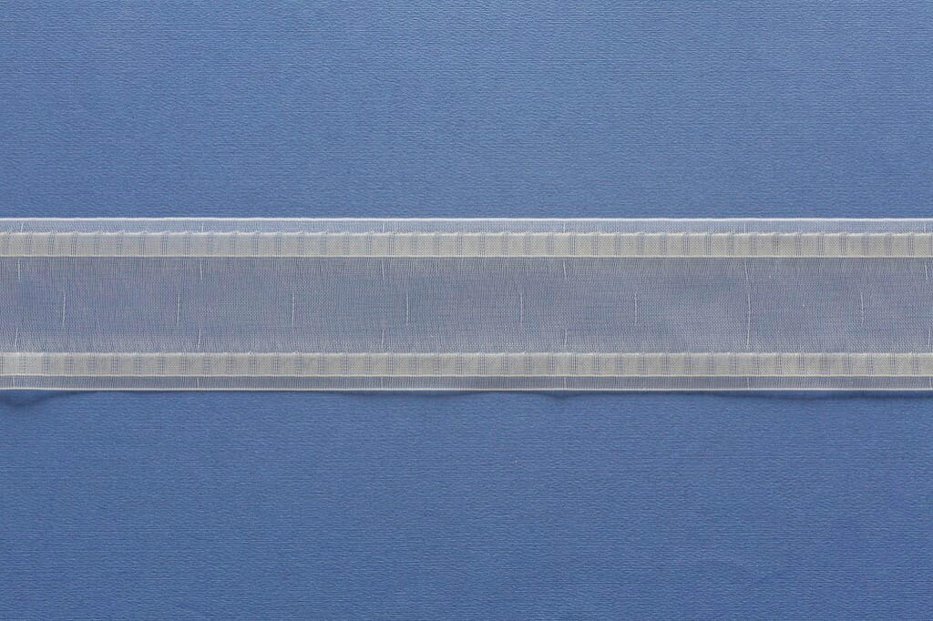 TALASASTA TRAKA ZA ZAVESE tekstil - providno, Osnovno, tekstil (7,5cm) - Esposa