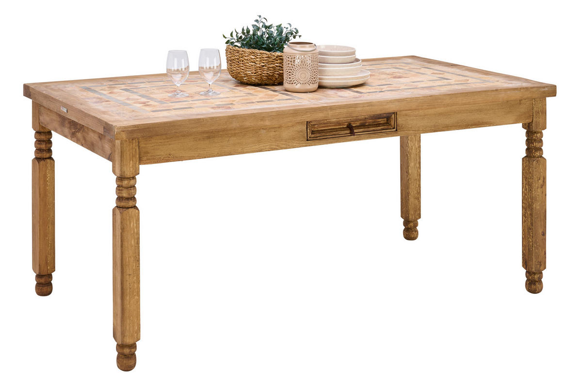 ESSTISCH Pinie massiv rechteckig Honig  - Honig, LIFESTYLE, Holz (170/90/76cm) - Landscape