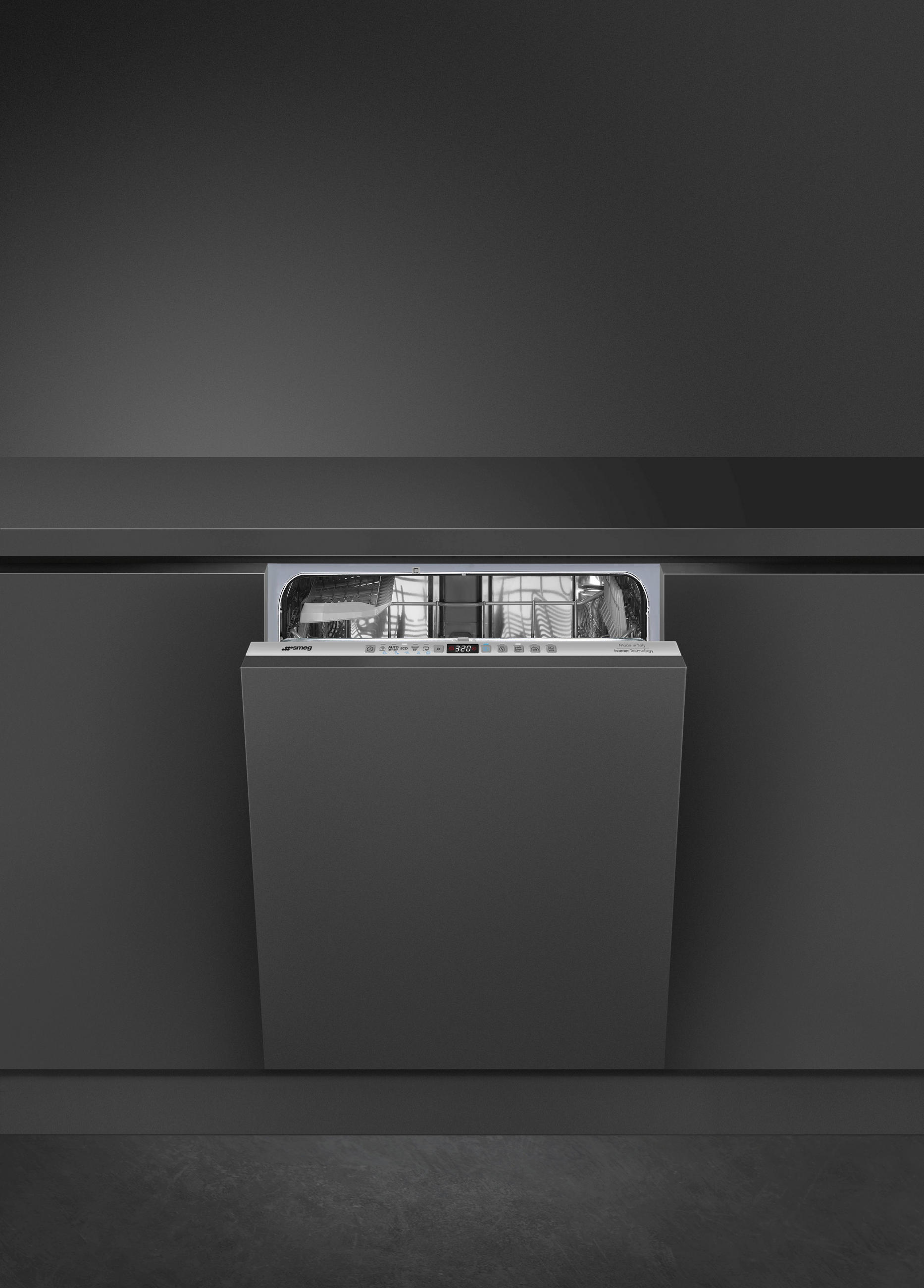 GESCHIRRSPÜLER STL233CLDE  - Edelstahlfarben, Basics, Metall (59,8/81,8/54,5cm) - SMEG