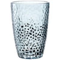 POHÁR NA PITIE - modrá, Natur, sklo (340ml) - Leonardo